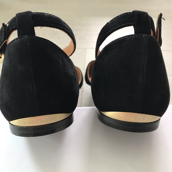 ✨HOST PICK✨ Calvin Klein Gina Studded Kid Suede Flats - Picture 7 of 9